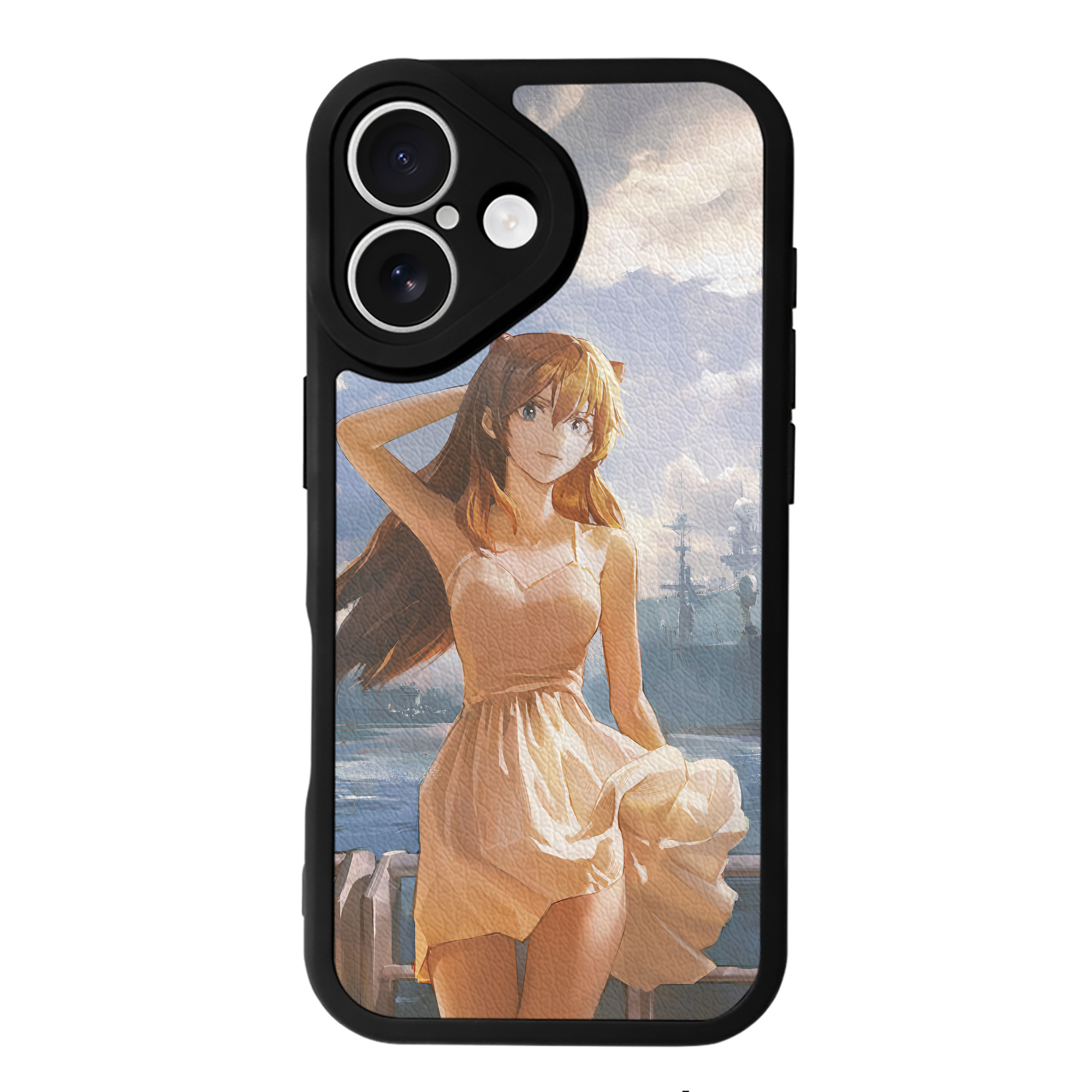 （画像用） EVA 新世紀エヴァンゲリオン 【iPhone 16シリーズ対応】シリコンスマホケース（レザー調） 材質：シリコン